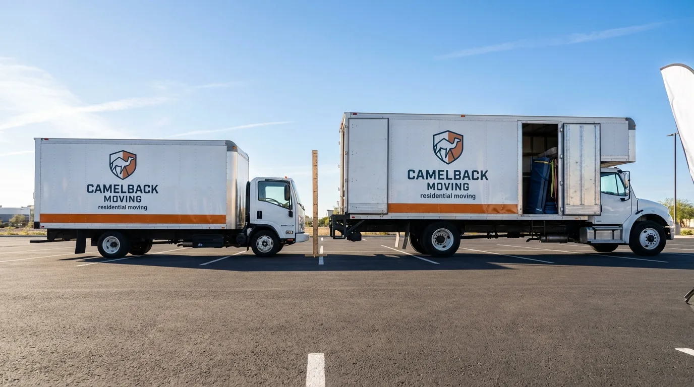 Moving truck size capacity guide in Wethersfield